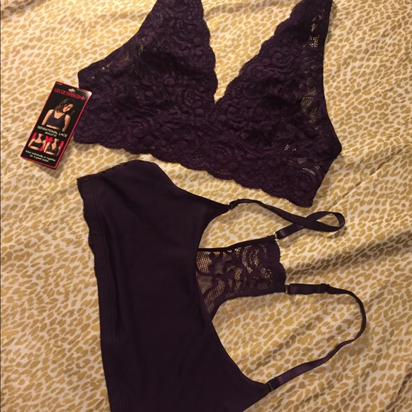 Lady of France Other - Three-piece Lace Barlette Set